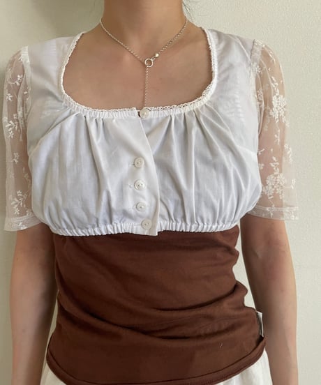 h.moser short blouse