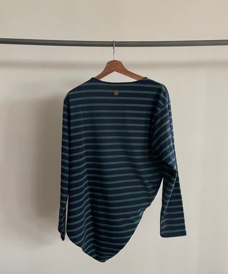 NAM "Banana  Basque Shirt"  (Navy×Green)