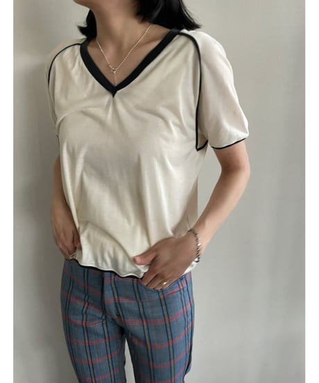 MAX MARA piping T-shirt