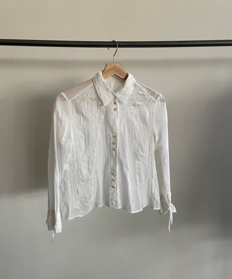 embroidery lace shirt