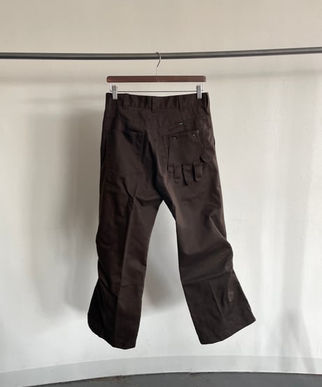 NAM "Bellows Flare Trousers" (Navy,Brown)