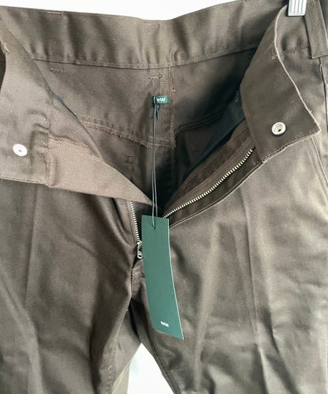 NAM "Bellows Flare Trousers" (Navy,Brown)