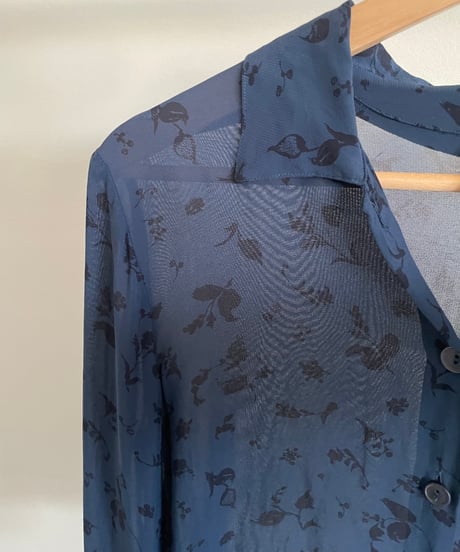 made in ITALY flower shirt