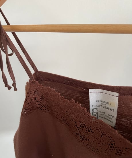 made in france lace camisole