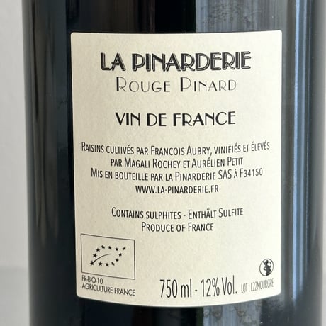 <RED> Rouge Pinard 2022 / La Pinarderie