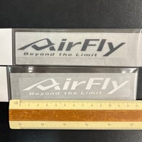 アイロンプリント　チーム名　AirFly-120mm　ホワイト/標準カラー