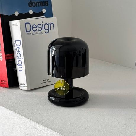 light-03414　選べるチャーム付き USB ポータブル マッシュルームランプ LED