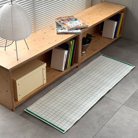 予約販売10月下旬～11月上旬頃発送予定　rug-03117　SPLICED TILES ロングラグ 40×120cm