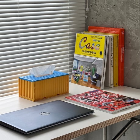 予約販売9月上旬～9月中旬頃発送予定　tissuebox-03099　バイカラー ボックス ティッシュケース
