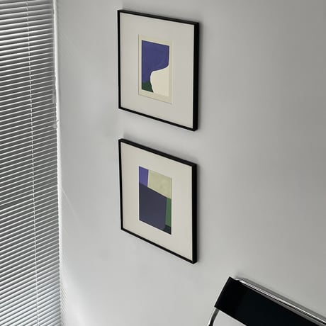 poster-03185　Abstract Form アートパネル 40×40cm