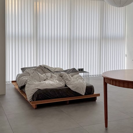 予約販売11月中旬～11月下旬頃発送予定　beddingsets-03208　white/brown stripe×gray sheets あたたか ファイバー厚手 起毛 ストライプ 布団カバーセット