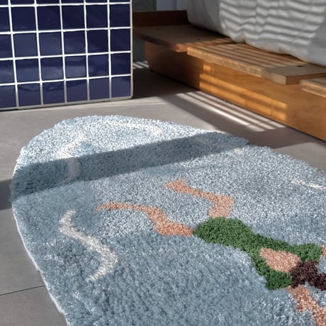 予約販売9月中旬～9月下旬頃発送予定　rug-03112　Swim サーフボード ラグ 45cm×125cm