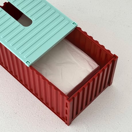 予約販売9月上旬～9月中旬頃発送予定　tissuebox-03099　バイカラー ボックス ティッシュケース
