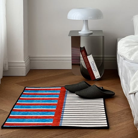 rug-03109 カラーブロック ストライプラグ 60×90cm