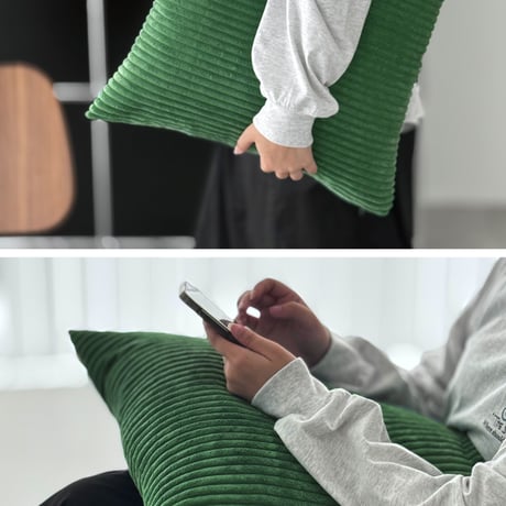 予約販売10月上旬～10月中旬頃発送予定　cu-03151　コーデュロイ color クッションカバー 45cm×45cm