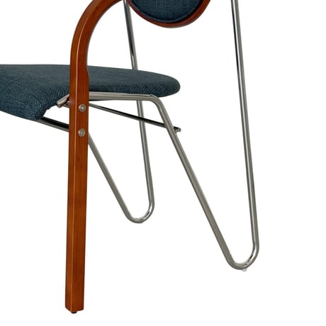 予約販売10月上旬～10月中旬頃発送予定　chair-03108　Curve Arm Chair ファブリック ダイニングチェア