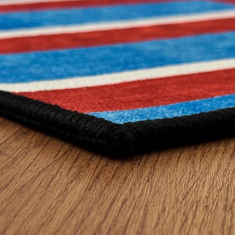 rug-03109 カラーブロック ストライプラグ 60×90cm