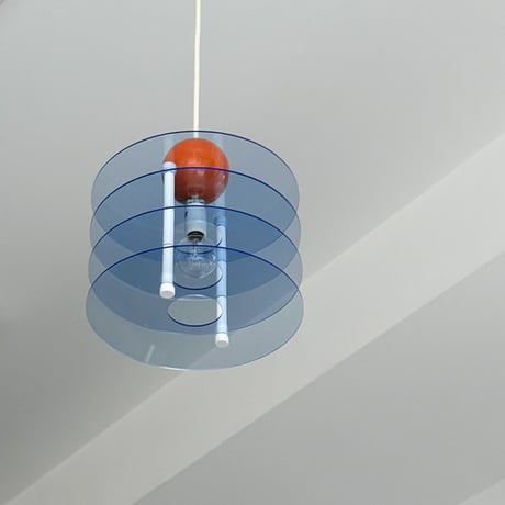light-03372　Acrylic Flying Saucer ペンダントライト 口金E17