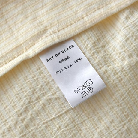 予約販売10月下旬～11月上旬頃発送予定　beddingsets-03198　ブラックパイピング white×cream stripe 布団カバーセット