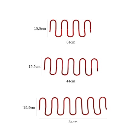 予約販9月中旬～9月下旬頃発送予定　wall-03136　Wave Iron Wall-Mounted ウェーブ ウォールフック