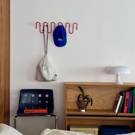 予約販9月中旬～9月下旬頃発送予定　wall-03136　Wave Iron Wall-Mounted ウェーブ ウォールフック