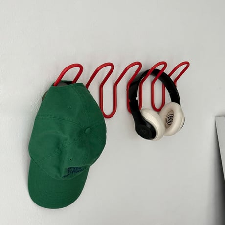 予約販9月中旬～9月下旬頃発送予定　wall-03136　Wave Iron Wall-Mounted ウェーブ ウォールフック
