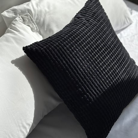 予約販売10月中旬～10月下旬頃発送予定　cu-03153　Decorative Texture コーデュロイ クッションカバー 45cm×45cm