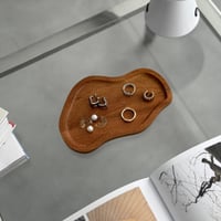 予約販売8月下旬～9月上旬頃発送予定　plate-03118　天然木 ニュアンス アクセサリープレート
