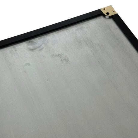 board-03012　フレーム付き マグネット スチールボード ブラック 70×50cm