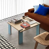 予約販売9月上旬～9月中旬頃発送予定　table-03233　天然木 color legs プライウッド コーヒーテーブル 80×80cm