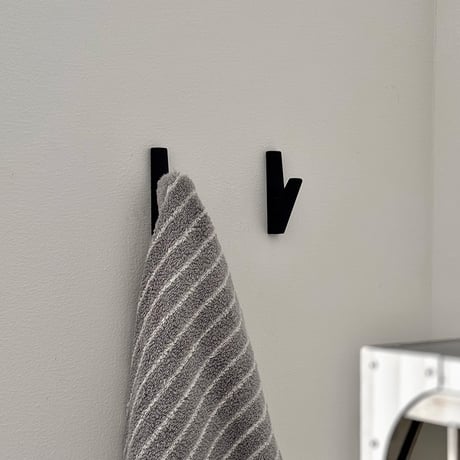 wall-03137　V-shape メタル ウォールフック 2個セット