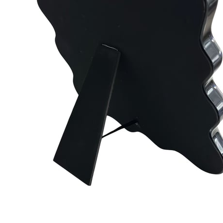 【一部予約商品】　mirror-03156　wave カラーフレーム 卓上ミラー 壁掛け