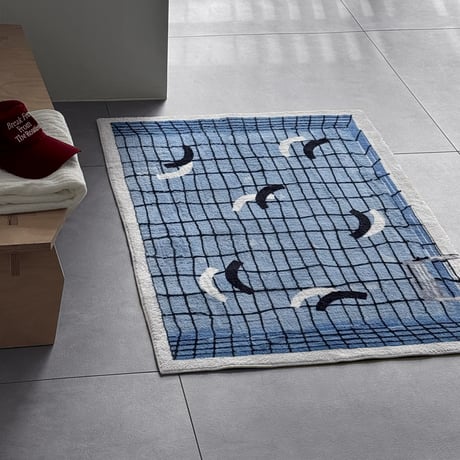 予約販売10月上旬～10月中旬頃発送予定　 rug-03116　Rippling Pool プール ラグ 80×120cm