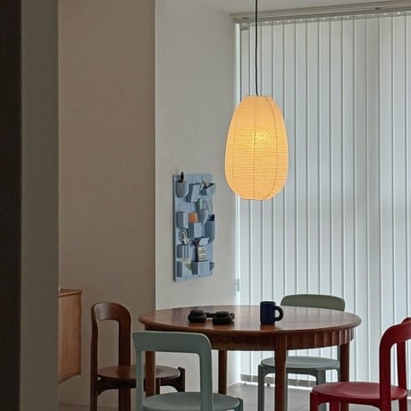 light-03313　Oblong Rice Paper Shade 和紙 ペンダントライト