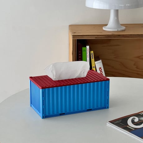 予約販売9月上旬～9月中旬頃発送予定　tissuebox-03099　バイカラー ボックス ティッシュケース