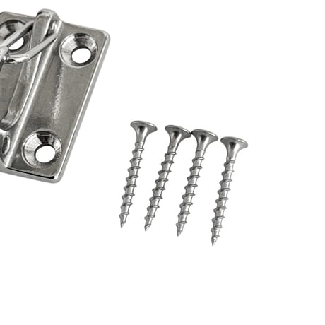 予約販売9月下旬～10月上旬頃発送予定　wall-03138　Square Latch ステンレス ウォールフック 2個セット
