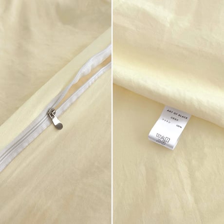beddingsets-03098　cream×brown 布団カバーセット
