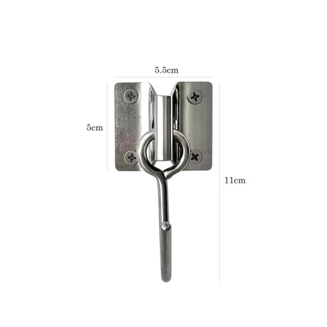 予約販売9月下旬～10月上旬頃発送予定　wall-03140　Swing Hook ステンレス ウォールフック 2個セット