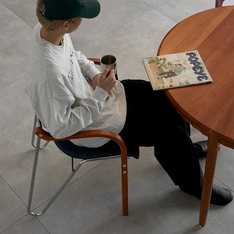 予約販売10月上旬～10月中旬頃発送予定　chair-03108　Curve Arm Chair ファブリック ダイニングチェア
