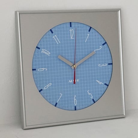 予約販売10月下旬～11月上旬頃発送予定　clock-03135　POOL GRID スクエアウォールクロック 掛け時計 静音