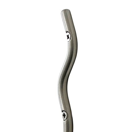 予約販売9月上旬～9月中旬頃発送予定　wall-03126　wave ステンレス ヘアライン加工 ウォールフック シルバー