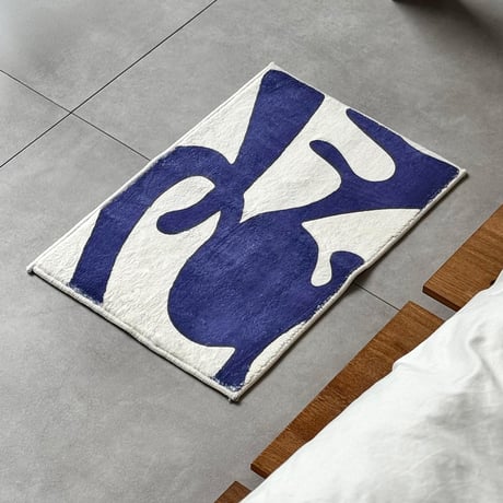 mat-03069　ラインアート ラグ 40cm×60cm