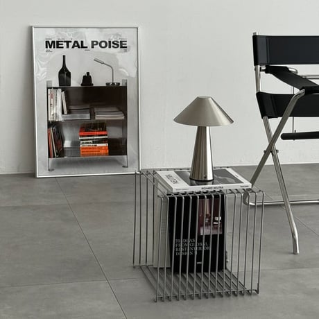 予約販売11月中旬～11月下旬頃発送予定　poster-03210　METAL POISE シルバーフレーム付き ポスター 70×50cm