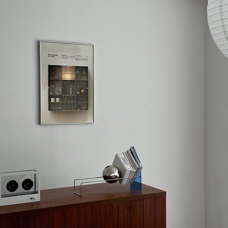 予約販売9月上旬～9月中旬頃発送予定　poster-03196　The Language of Objects シルバーフレーム付き ポスター 70×50cm