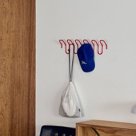 予約販9月中旬～9月下旬頃発送予定　wall-03136　Wave Iron Wall-Mounted ウェーブ ウォールフック
