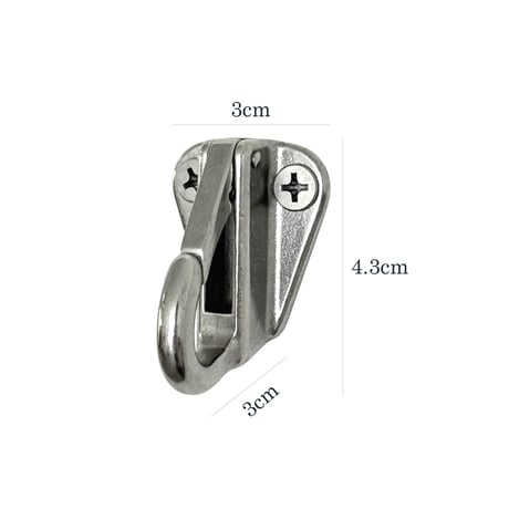 予約販売9月下旬～10月上旬頃発送予定　wall-03139　Utility Clip ステンレス ウォールフック 2個セット
