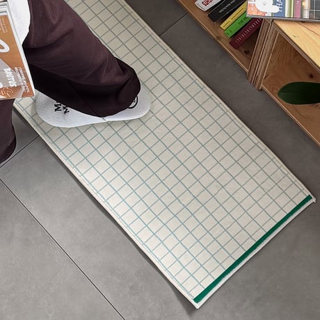 予約販売10月下旬～11月上旬頃発送予定　rug-03117　SPLICED TILES ロングラグ 40×120cm