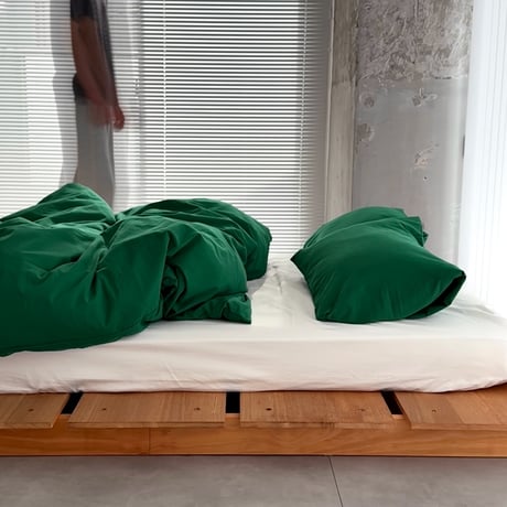 beddingsets-03173　green×white 布団カバーセット