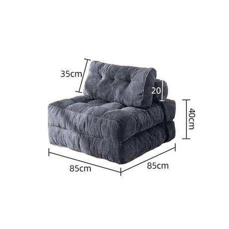 予約販売9月中旬～9月下旬頃発送予定　sofa-03007　2way コーデュロイ 1人用 マルチソファベッド