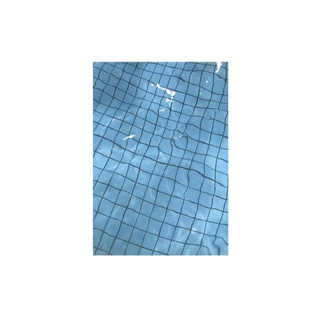 予約販売11月下旬～12月上旬頃発送予定　poster-03162　Blue Water Surface プール アートポスター ホワイトフレーム付き 70×50cm